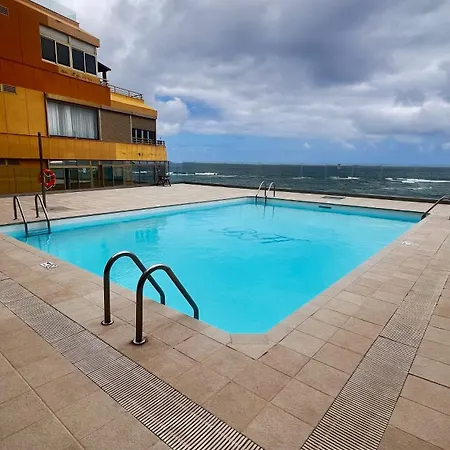 En Primera Linea De Playa Y Vistas Al Mar Y Piscina * Las Palmas de Gran Canaria